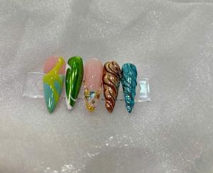 REN NAIL - Painted Nail Design