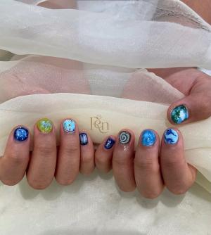 REN NAIL - Painted Nail Design